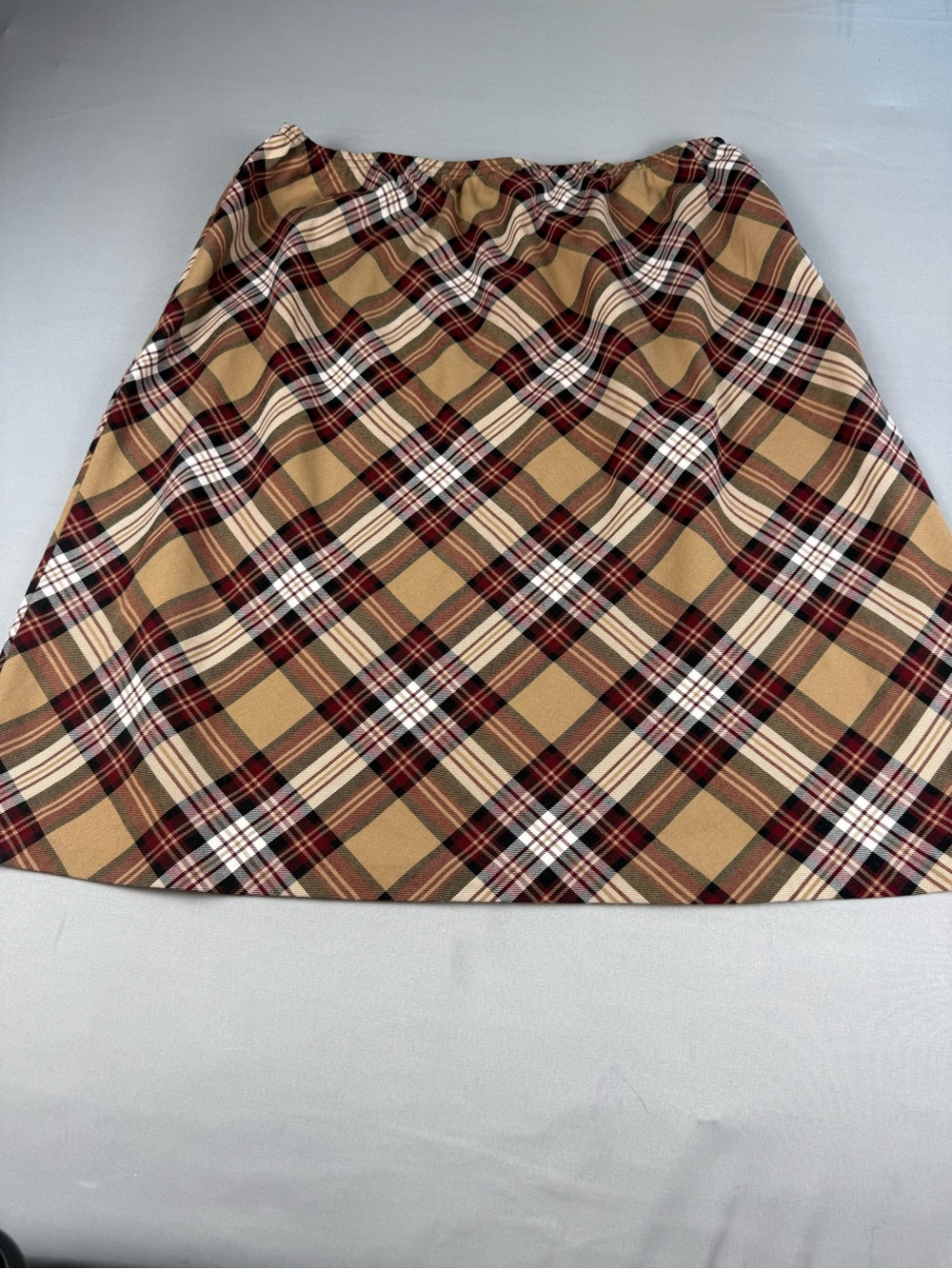 BGC Vintage Plaid Midi Skirt 22/24 Academia Fall Preppy